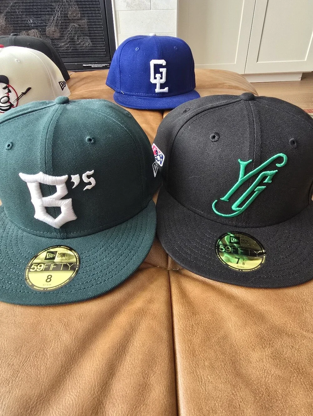 Lot Of 10 New Era 5950 MiLB Minor League Baseball Hats Size 8